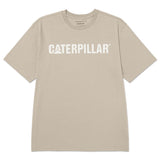 Remera Caterpillar Logo Tee Beige Cat