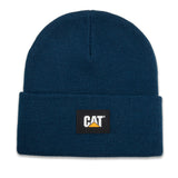 Gorro Unisex Cat Label Cuff Beani Azul Cat