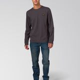 Remera Hombre Cat Patch L/S Tee Negro Cat