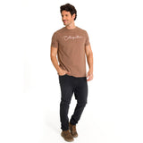 Remera Hombre Roam Free Caterpilla Beige Cat