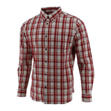 Camisa Hombre Fdtn Btn Collar Ls S Rojo Cat