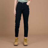 Jeans Mujer Symbol Skinny Negro Cat