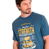 Remera Hombre Historic Traditions Azul Cat