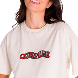 Remera Mujer Boxy Heavyweight Her Beige Cat