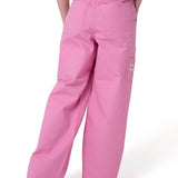 Pantalon Mujer Relaxed Canvas Carpe Rosado Cat