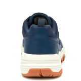 Sneaker Hombre Grapple Leather Mesh Azul Cat
