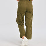 Pantalon Mujer Heritage Uniform Hig Verde Cat