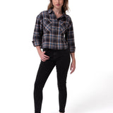 Jeans Mujer Stretch Denim Mid Negro Cat
