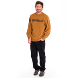 Buzo Unisex Caterpillar Logo Cre Marron Cat