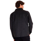 Chaqueta Hombre Waxed Chore Jacket Negro Cat