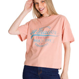 Remera Mujer Heavyweight Boxy Ori Rosado Cat
