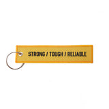 Llavero Unisex Woven Key Hanger Amarillo Cat