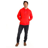 Buzo Unisex Fleece Cat Logo Pull Rojo Cat