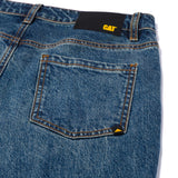 Jeans Mujer Denim Wide Leg Azul Cat