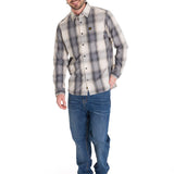 Camisa Hombre Foundation Ls Shirt Beige Cat