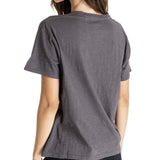Remera Mujer Harvest Moon Oversiz Gris Cat