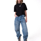 Remera Mujer Caterpillar Culture Negro Cat