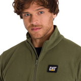 Polar Hombre Microfleece Qtr Zip Verde Cat