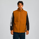 Chaleco Hombre Sherpa Lined Vest Marron Cat
