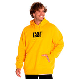 Buzo Unisex Fleece Cat Logo Pull Amarillo Cat