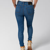 Jeans Mujer Stretch Denim Mid Indigo Cat
