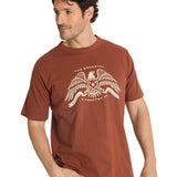 Remera Hombre Heavyweight Roam Fre Marron Cat