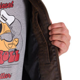 Chaqueta Hombre Waxed Chore Jacket Marron Cat