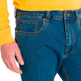 Jeans Hombre Triblend Stretch Den Gris Cat