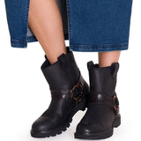 Bota Mujer Grader Harness Negro Cat