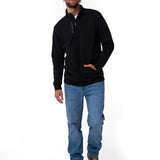 Buzo Hombre Midweight Quarter Zi Negro Cat