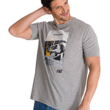Remera Hombre Everyday Workwear Gr Gris Cat