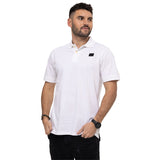 Remera Hombre Cat Logo Jersey Polo Blanco Cat