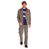 Chaqueta Hombre Snap Front Coach Jac Verde Cat