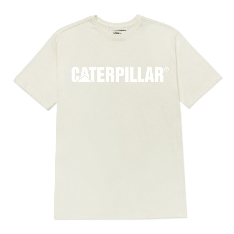 Remera Hombre Caterpillar Logo Tee Beige Cat