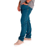 Jeans Hombre Triblend Stretch Denim Skinny Gris Cat