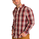 Camisa Hombre Foundation Ls Shirt Beige Cat