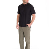Remera Hombre Cat Logo Jersey Polo Negro Cat