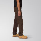 Jeans Hombre Rigid Denim Straight Marron Cat