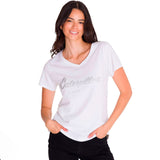 Remera Mujer Caterpillar Metallic Blanco Cat