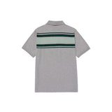 Remera Hombre Cat Logo Jersey Polo Gris Cat