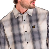 Camisa Hombre Foundation Ls Shirt Beige Cat