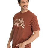 Remera Hombre Heavyweight Roam Fre Marron Cat
