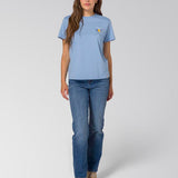 Remera Mujer Numb One Graphic Tee Azul Cat