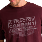 Remera Hombre Heavyweight Heritage Violeta Cat