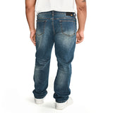 Jeans Hombre Triblend Stretch Denim Straight Gris Cat