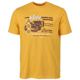 Remera Hombre D Series Graphic Tee Amarillo Cat