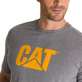 Remera Unisex Cat Logo Tee Gris Cat