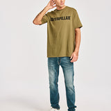 Remera Unisex Caterpillar Logo Tee Verde Cat