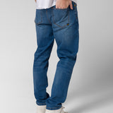 Jeans Hombre Triblend Stretch Den Indigo Cat