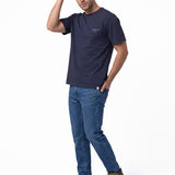 Remera Hombre Heritage Peoria Grap Azul Cat